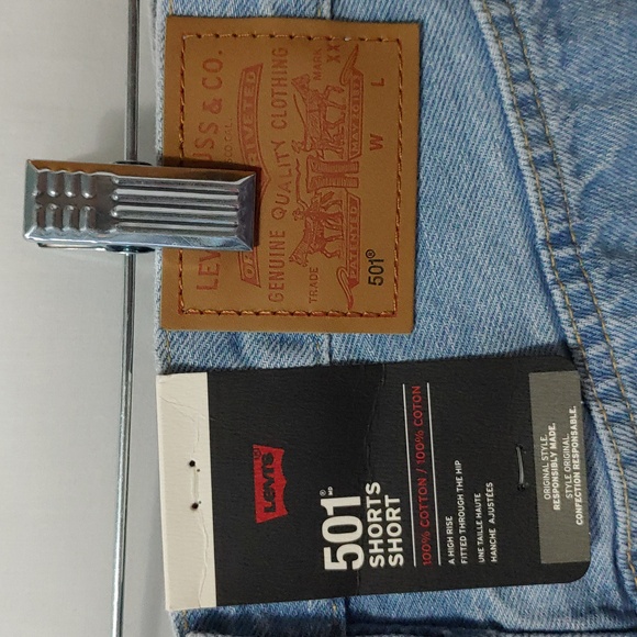 Levis 501 Shorts  Size 24  NWT - Picture 7 of 12